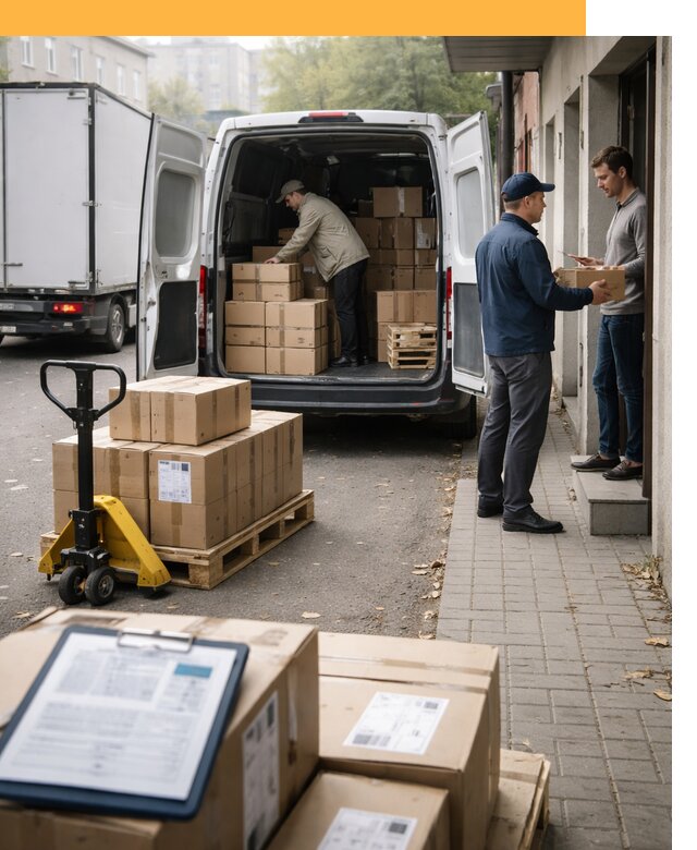 Доставка грузов от двери до двери с таможней от 46229 руб.