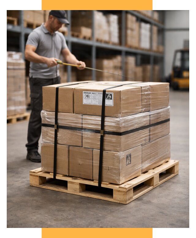 Упаковка и паллетирование грузов от 3596 р. | СетСервис-Птг