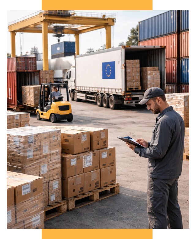 Доставка грузов из Европы от 12328 р., логистика СетСервис-Птг