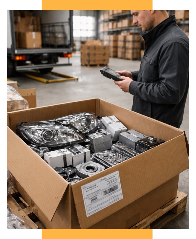 Доставка автозапчастей из Европы под ключ от 12841 р. | СетСервис-Птг