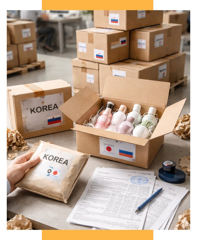 Доставка косметики из Кореи от 8732 р. под ключ | СетСервис-Птг
