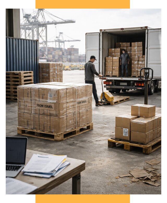 Доставка грузов из Израиля от 15410 р., логистика от СетСервис-Птг