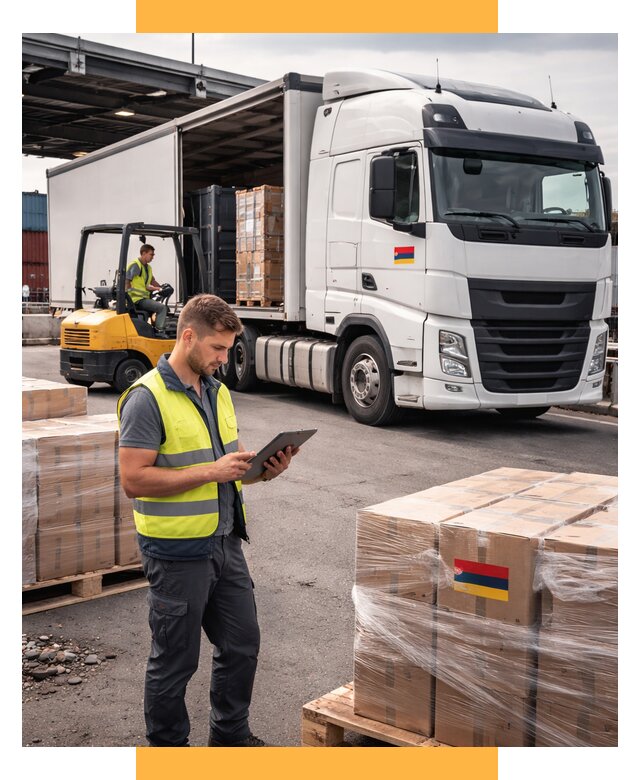 Автоперевозки из Армении от 97594 р. — услуги СетСервис-Птг