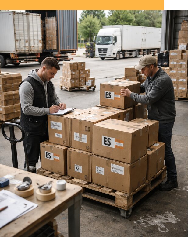 Доставка грузов в Испанию автотранспортом от 35956 руб