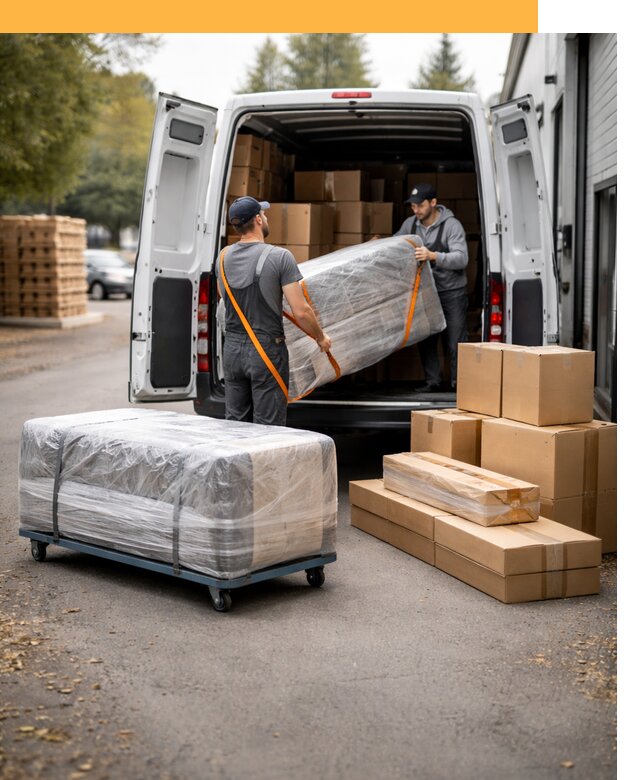 Перевозка мебели по России и за рубеж с таможней от 7705