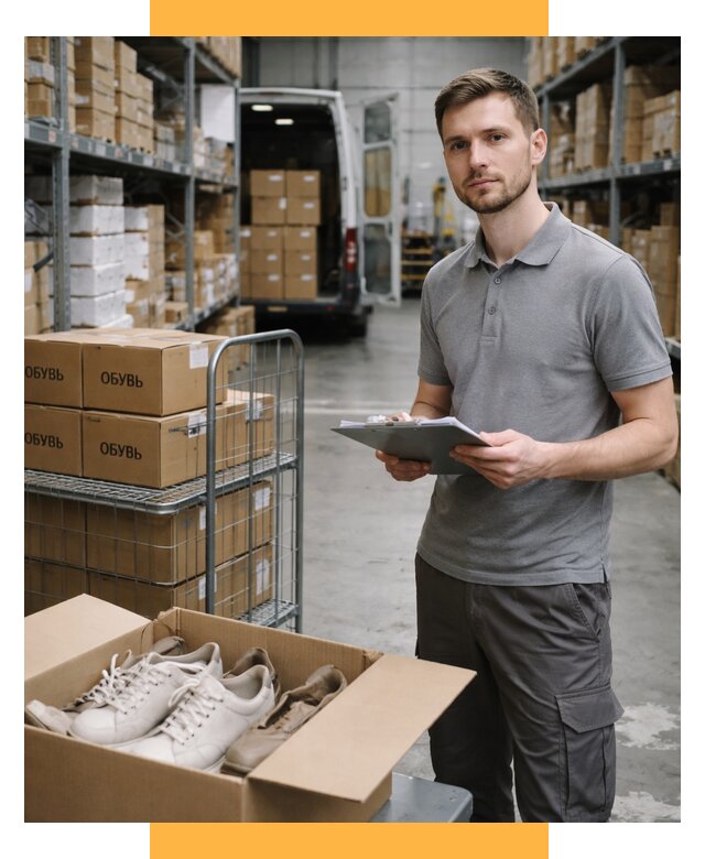 Доставка обуви из Китая и Турции от 4623 р. СетСервис-Птг