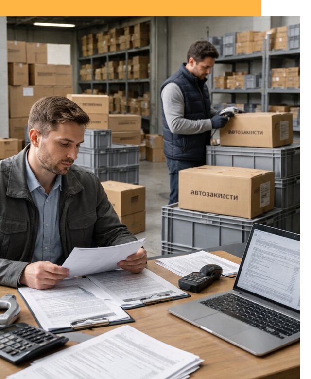 Таможенное оформление автозапчастей по выгодным тарифам от 8732