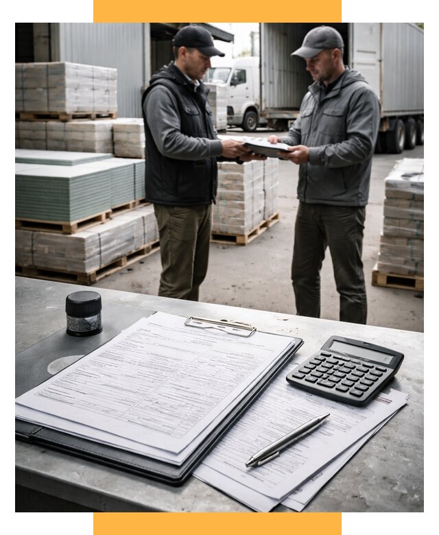 Таможенное оформление стройматериалов от 8732 р. | СетСервис-Птг